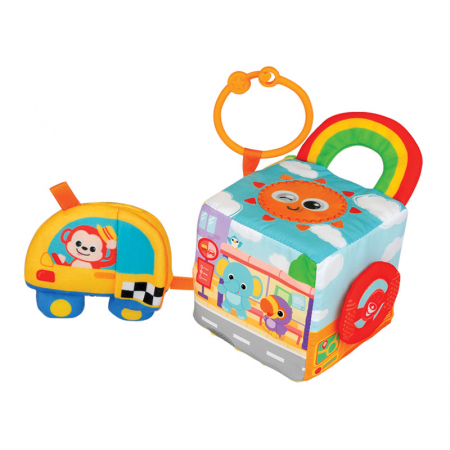 Jucarii pentru carucior si patut - Jucarie zornaitoare pentru carucior Winfun 502642, Multicolor
