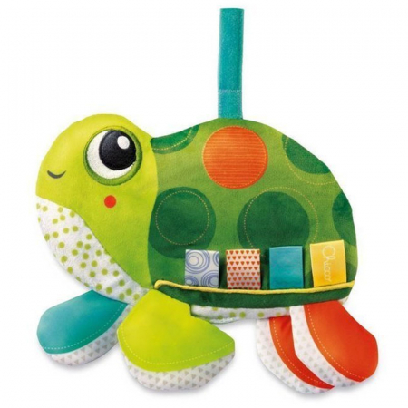 Jucarii zornaitoare - Jucarie zornaitoare pentru copii Chicco Molly Cuddly Turtle 167494, Multicolor