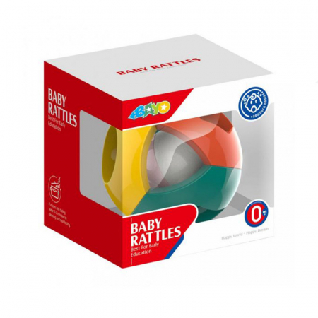 Jucarie minge zornaitoare BabyMix 055847, Multicolor [3]
