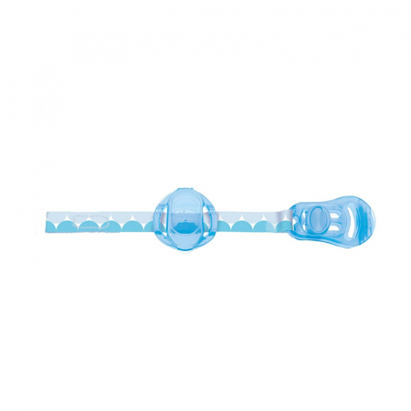 Suzete - Lant pentru suzeta Chicco Cover Clip 033058, Albastru