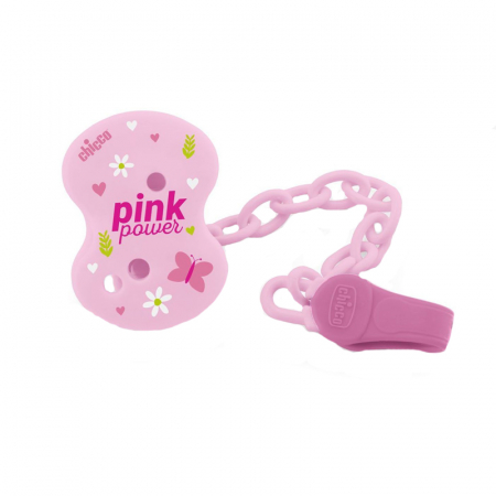 Suzete - Lant pentru suzeta Chicco Easy Clip 129621-1, Roz