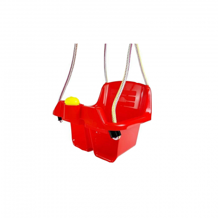 Leagane de exterior - Leagan cu franghie copii 29 x 26 x 33 cm Dorex 5037, Rosu