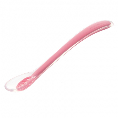 Vesela si tacamuri bebelusi - Lingurita din silicon pentru bebelusi 4+ luni Canpol Babies 51/010RZ