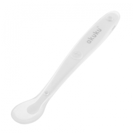 Vesela si tacamuri bebelusi - Lingurita din silicon pentru bebelusi Akuku A0417