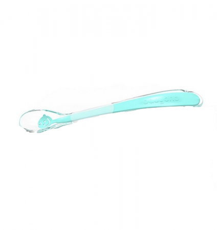 Accesorii masa bebe - Lingurita din silicon pentru copii BabyOno Smile 1460-AL