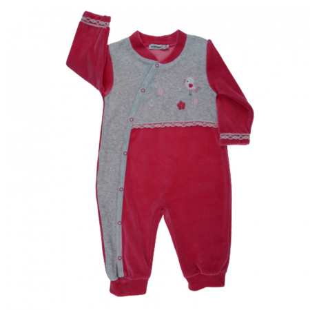 Salopete bebelusi fete - Salopeta cu maneca lunga pentru fete Miniropa SPF9986, Multicolor