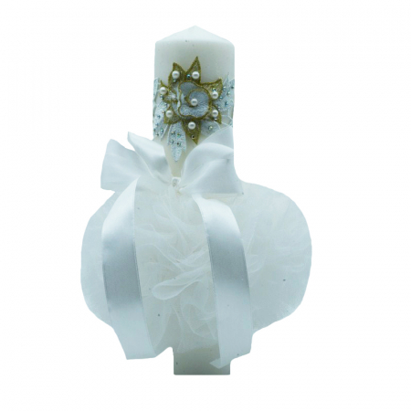 Lumanari botez - Lumanare pentru botez 28 x 7 cm Mini Junior LB-12