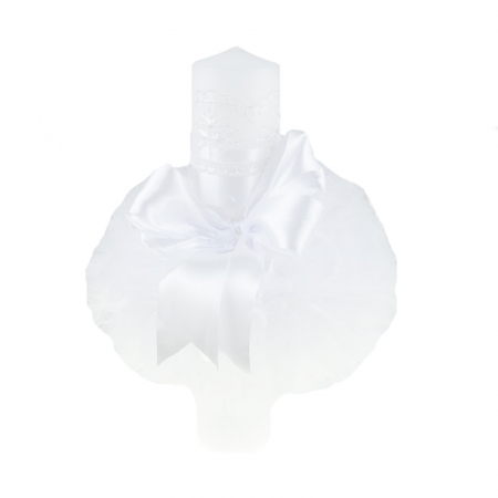 Lumanari botez - Lumanare pentru botez 30 x 7 cm Mini Junior LPB-10