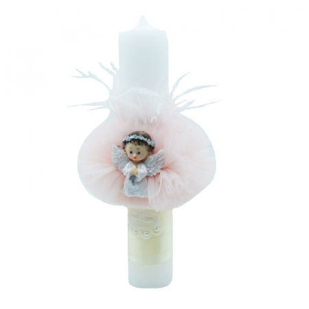 Botezul bebelusului - Lumanare pentru botez 30 x 7 cm Mini Junior LB-03
