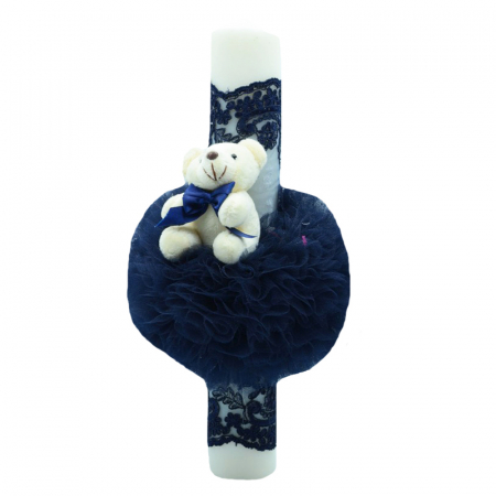 Lumanari botez - Lumanare pentru botez 30 x 7 cm Mini Junior LB-10