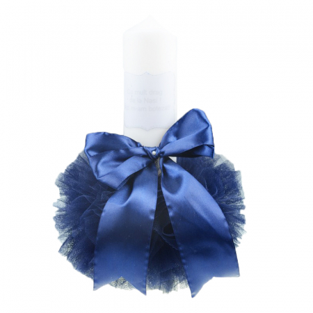Botezul bebelusului - Lumanare pentru botez 30 x 7 cm Mini Junior LB-28