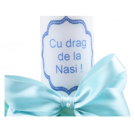 Lumanare pentru botez 30 x 7 cm Mini Junior LB-30 [2]