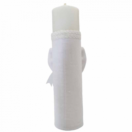 Lumanare pentru botez 32 x 7 cm Mini Junior L030623-4, Alb [1]