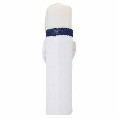 Lumanare pentru botez 32 x 7 cm Mini Junior L030623-6, Alb [1]