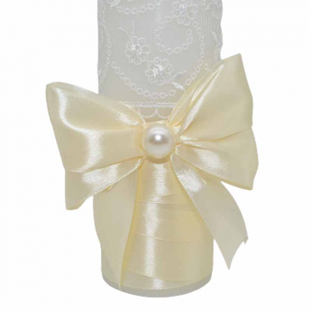 Lumanare pentru botez 32 x 7 cm Mini Junior L030623-8, Crem [2]