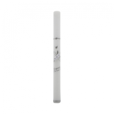 Lumanari botez - Lumanare pentru botez 40 cm x 3 cm Mini Junior LB-505051, Alb