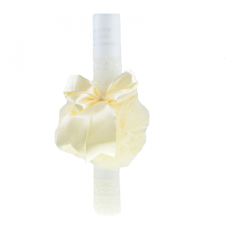 Lumanari botez - Lumanare pentru botez 40 x 7 cm Mini Junior LPB-14