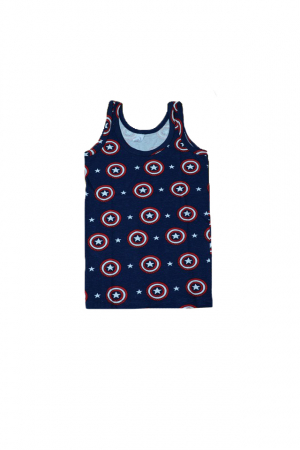 Lenjerie intima - Maiou pentru baieti Elitol 12038-98, Bleumarin
