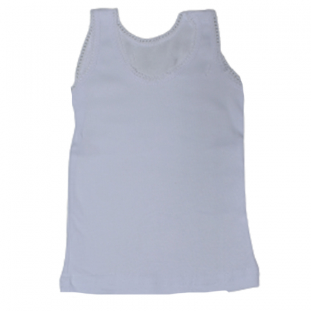 Lenjerie intima - Maiou pentru copii Mini Junior MJ10019, Alb