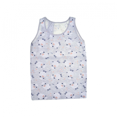 Lenjerie intima - Maiou pentru fete, Mini Junior MAMJF-3, Gri