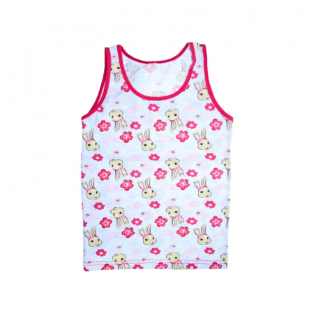 Lenjerie intima - Maiou pentru fete, Mini Junior MAMJF-4, Roz