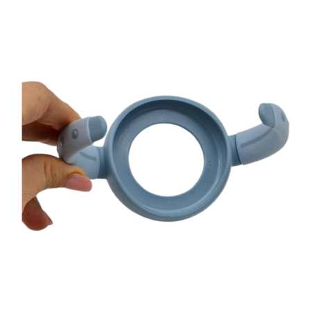Maner suport pentru biberoanele Nuk First Choice de 150 ml, Nuk 1209A2, Albastru [2]
