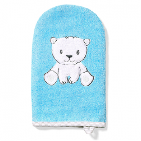 Bureti si manusi baie - Manusa de baie BabyOno Ursulet 347/02, Albastru