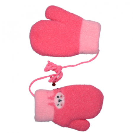 Manusi cu snur pentru fete Il Girasole GL-58645R-80, Roz [0]