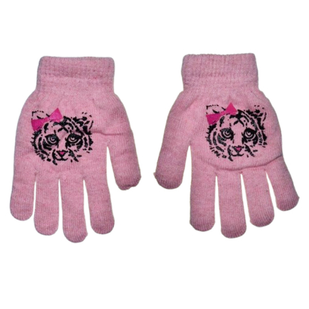 Îmbrăcăminte fete - Manusi imblanite, pentru fete, NOVITI M3010R-5, Roz