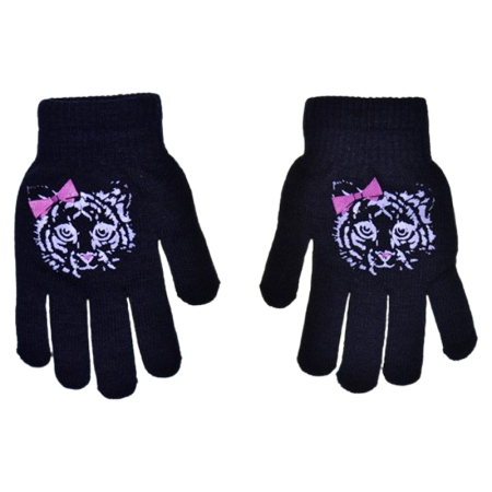 Îmbrăcăminte fete - Manusi imblanite, pentru fete, NOVITI M3010N-5, Negru