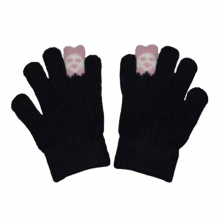 Manusi pentru fete Minijunior RZ025N, Negru [1]