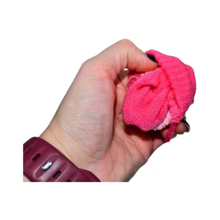 Manusi simple, cu snur, pentru copii, Mini Junior MS3110F-1, Fucsia [2]