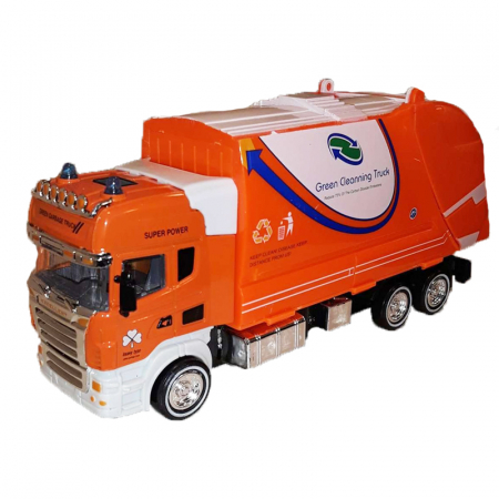 Joaca, activitati si ambalaje - Masina de gunoi pentru baieti Midex 0783-8-1, Portocaliu