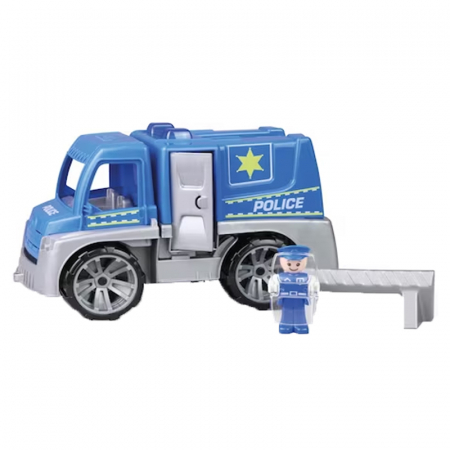 Masina de politie cu figurina pentru copii Lena Truxx 869602, Albastru [1]