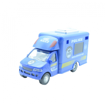 Joaca, activitati si ambalaje - Masina de politie Midex DS884-3, Multicolor