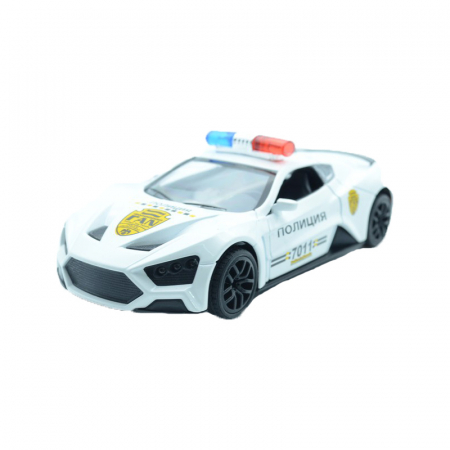 Masinute - Masina de politie pentru baieti Midex 998-4, Alb