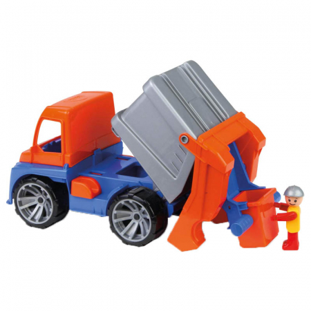 Camion de gunoi cu figurina Lena Trux 741106, Multicolor [1]