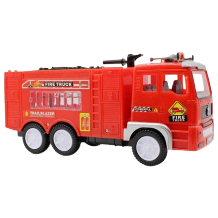 Masina de pompieri, cu sunete si lumini, 26 x 12 cm, pentru baieti, RCO WP8002, Rosu [1]