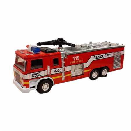 Joaca, activitati si ambalaje - Masina de pompieri pentru baieti Midex 632-7-2, Rosu