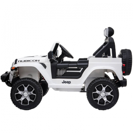 Masina electrica cu telecomanda Jeep Rubicon 4x4 Toyz JE1212, Alb [2]