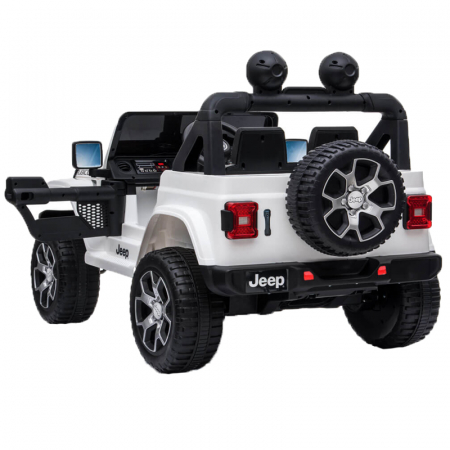 Masina electrica cu telecomanda Jeep Rubicon 4x4 Toyz JE1212, Alb [1]