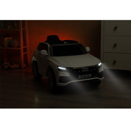 Masina electrica cu telecomanda pentru copii Audi RS Q8 7543, Alb [15]