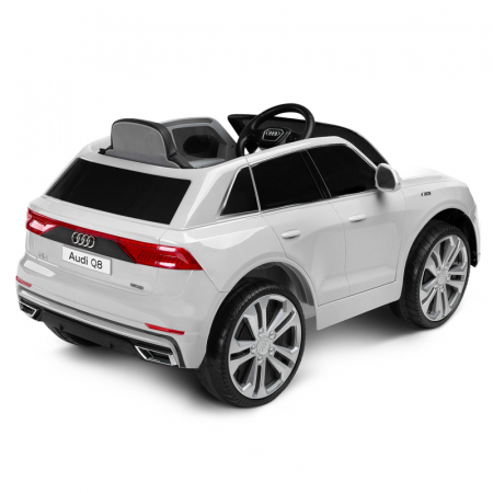 Masina electrica cu telecomanda pentru copii Audi RS Q8 7543, Alb [2]