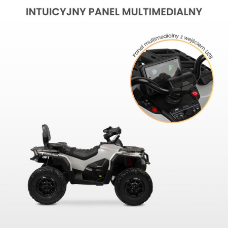 Masina electrica pentru copii, Outlander Toyz, 322173, Gri [9]