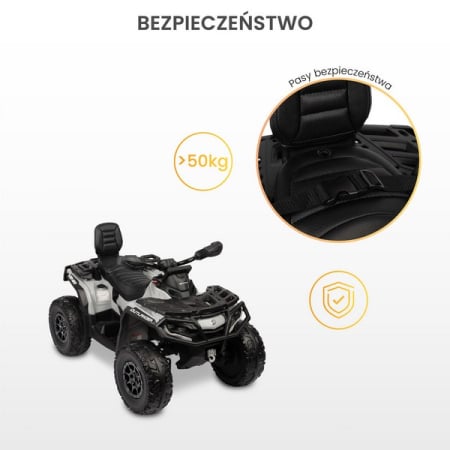 Masina electrica pentru copii, Outlander Toyz, 322173, Gri [7]