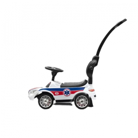 Masinuta 3 in 1 pentru copii Baby Mix Ambulanta 920798, Alb [1]