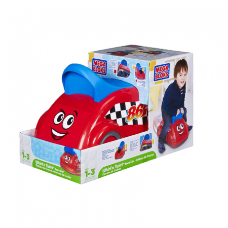 Masinuta actionata cu picioarele pentru copii Mega Bloks 8537RO, Rosu [7]