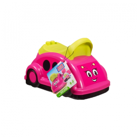 Masinuta actionata cu picioarele pentru copii Mega Bloks 8538RZ, Roz [4]
