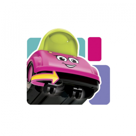 Masinuta actionata cu picioarele pentru copii Mega Bloks 8538RZ, Roz [8]