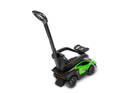 Masinuta copii, 3 in 1, cu maner de impins pentru parinti si bara de protectie, Lamborghini Essenza Toyz, 390116, Verde [5]